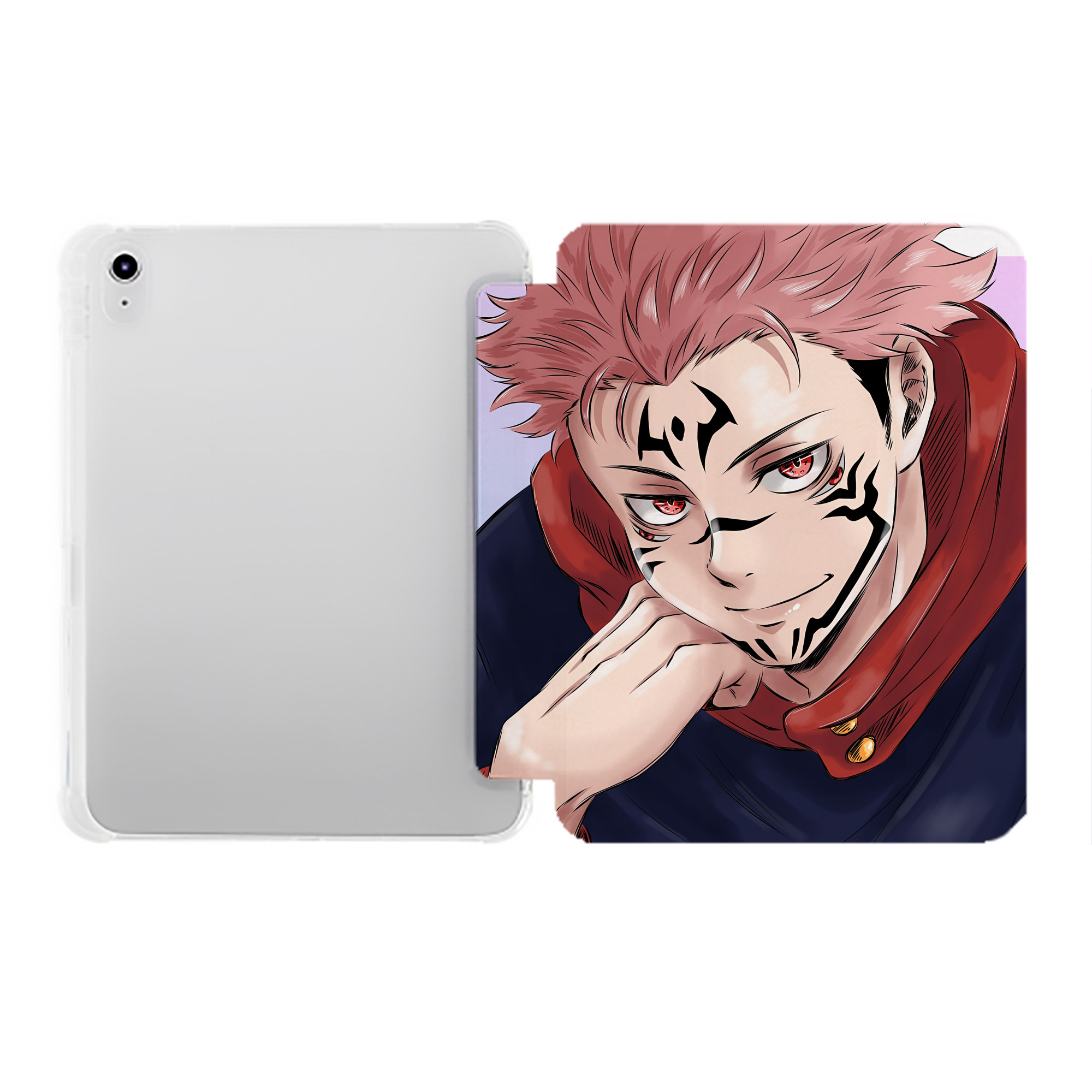 （画像用） SPY×FAMILY间谍家家酒 IPad ケース ペン収納付き 三つ折りスタンド PUレザー×シリコン 対応機種9.5/10.5/10.9インチ